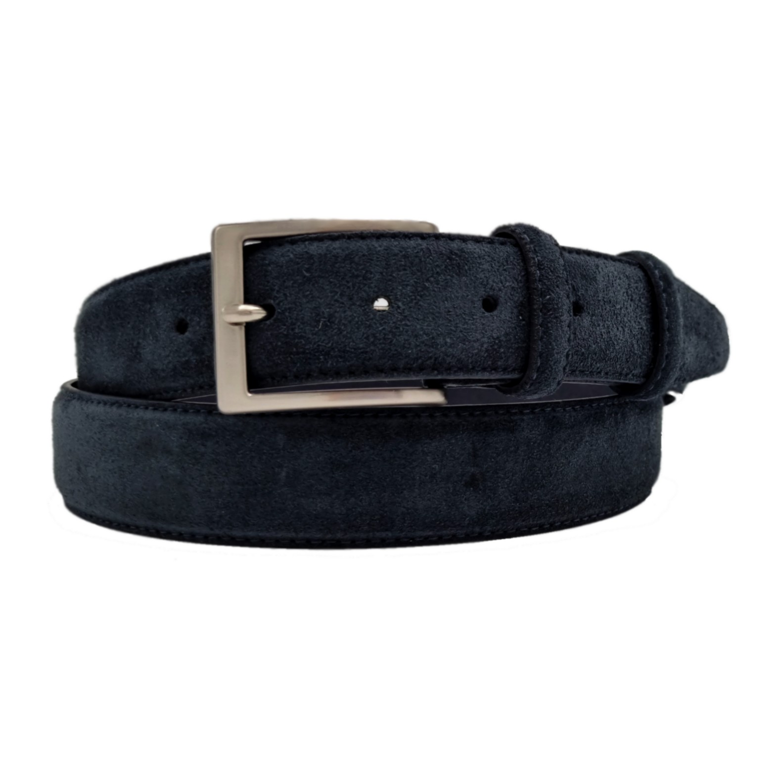 BELT SUEDE BLAUW - Riem suede blauw 1 - BELT - SU BL