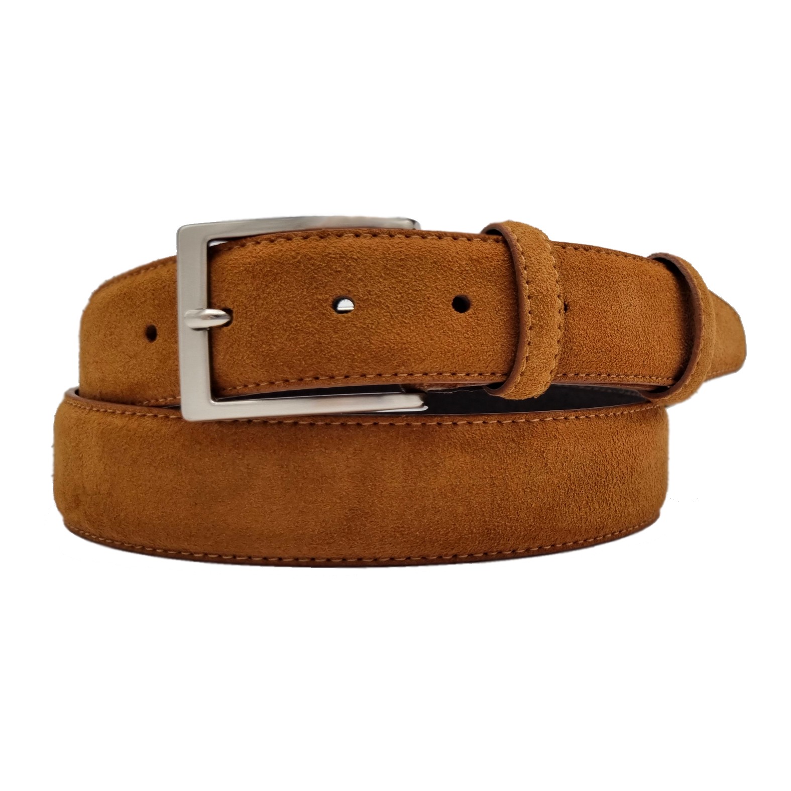 BELT SUEDE COGNAC - Riem suede cognac - BELT - SU C