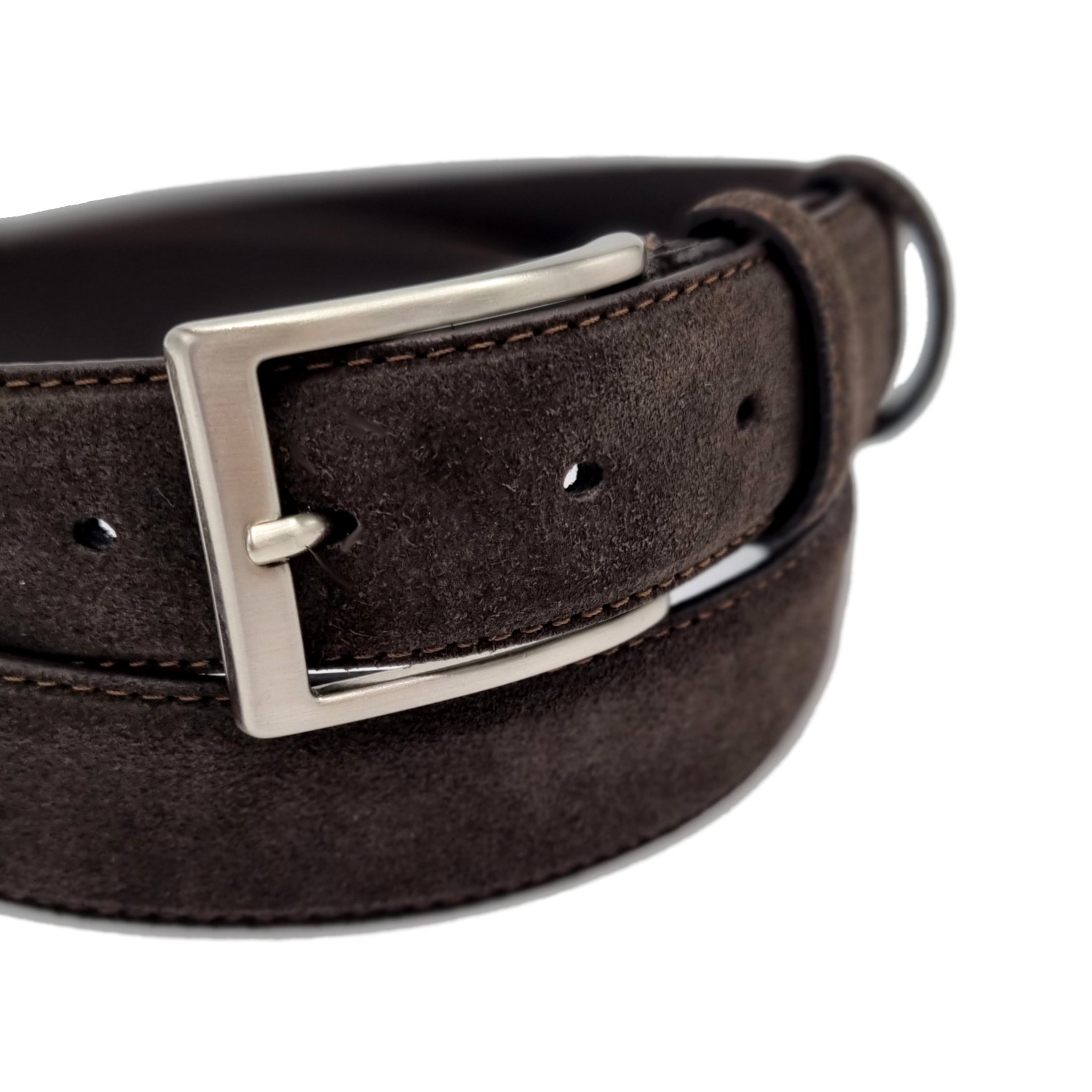 VENETO SUEDE - BRUIN - Suede riem bruin2 1 - VENETO - SU B