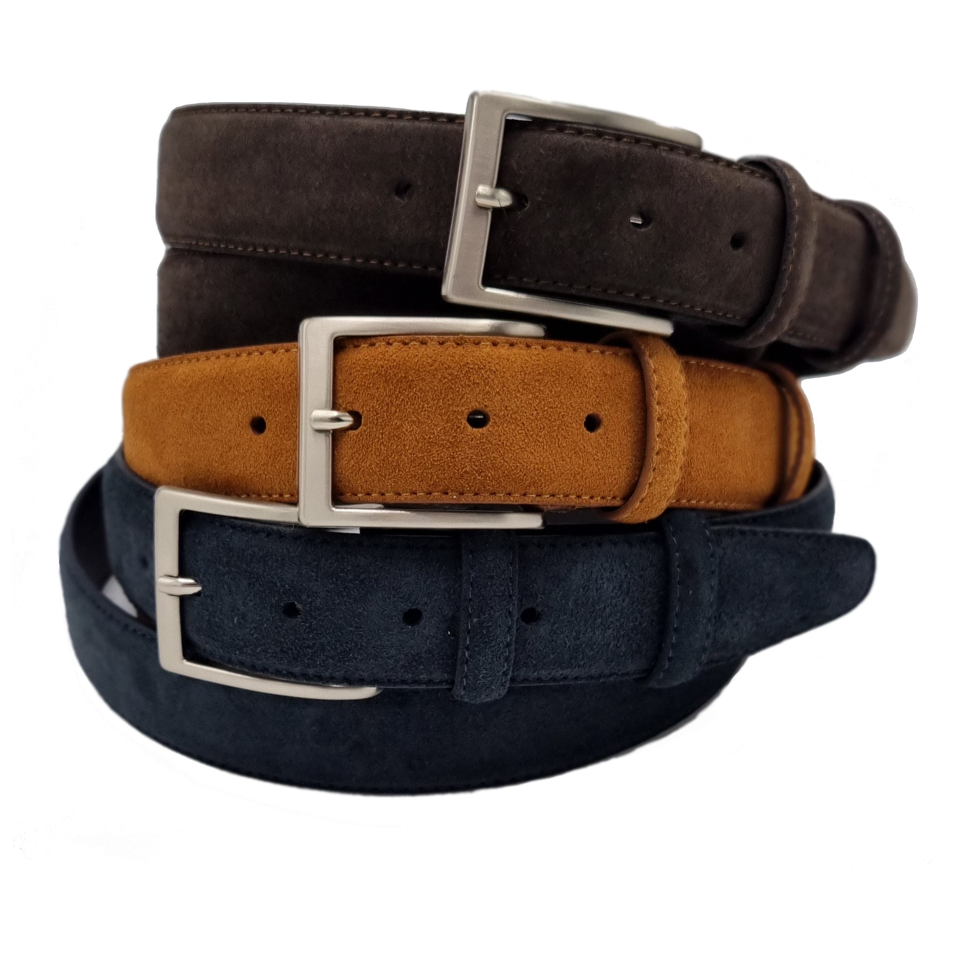 BELT SUEDE BLAUW - Suede riemen 2 - BELT - SU BL
