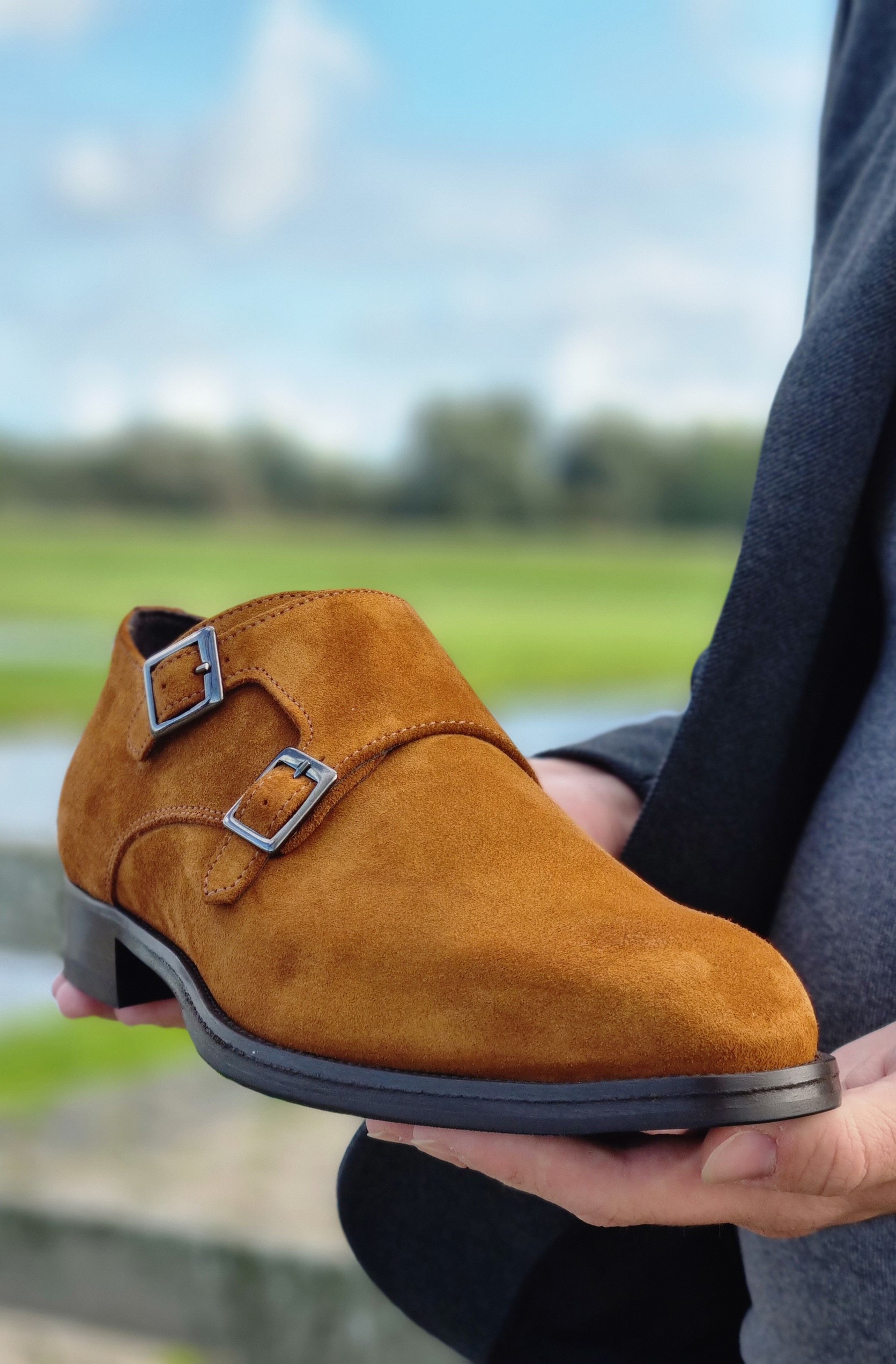 VENETO SUEDE - COGNAC - Veneto suede licht cognac part3 - VENETO - SU CO